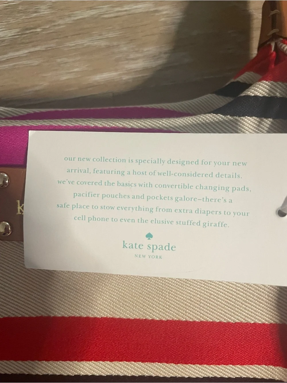 ♠️NWT Kate Spade ♠️ baby bag